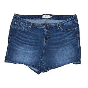 Torrid Dark Wash Jean Shorts